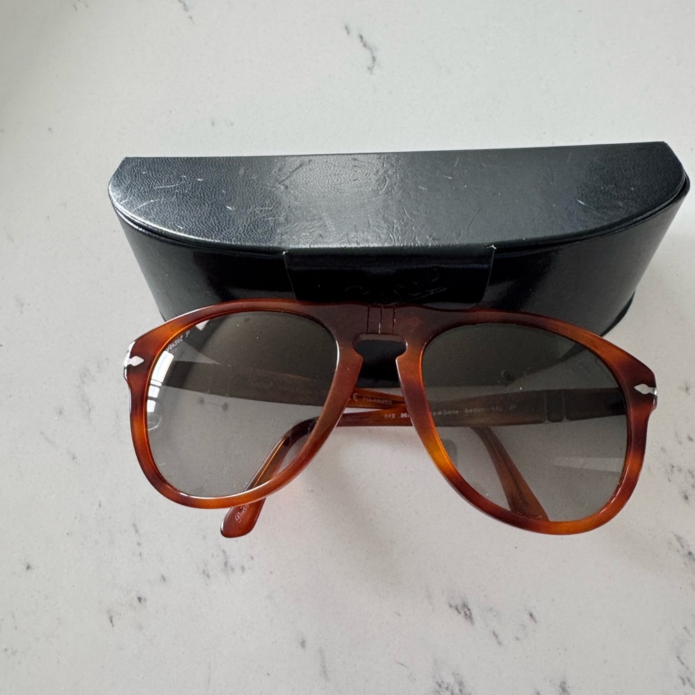 Persol Brown Sunglasses with Case
